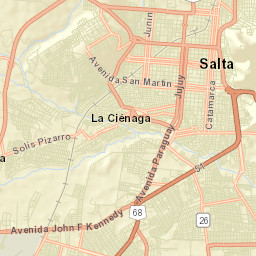 Salta Street Map
