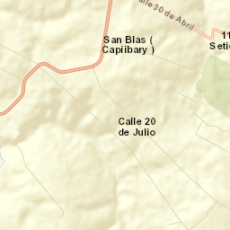 Capiíbary Street Map