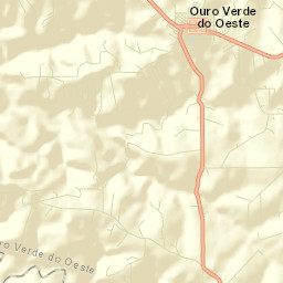 Ouro Verde do Oeste Street Map