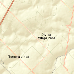 Colonia Minga Porá Street Map
