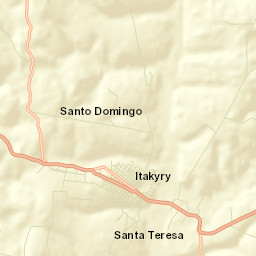 Itakyry Street Map