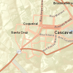Cascavel Street Map