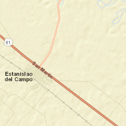 Estanislao del Campo Street Map