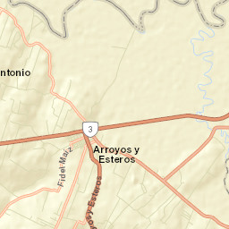 Arroyos y Esteros Street Map