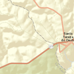 Santa Tereza do Oeste Street Map