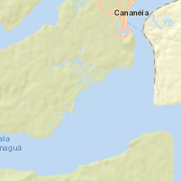 Cananéia Street Map