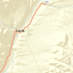Cachí Street Map