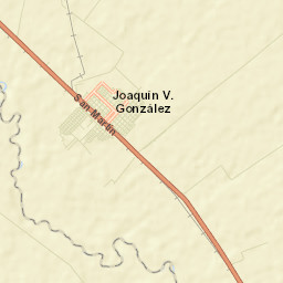 Joaquín V. González Street Map