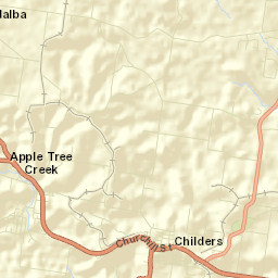 Childers Street Map