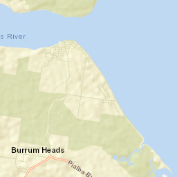 Burrum Heads Street Map