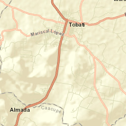 Tobatí Street Map