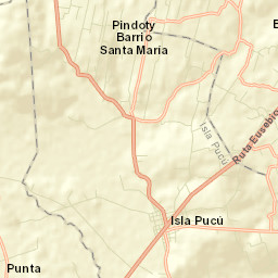 Isla Pucú Street Map