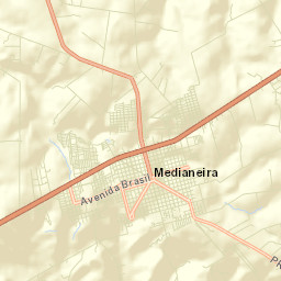 Medianeira Street Map