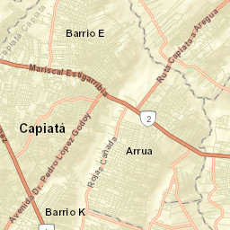 Capiatá Street Map