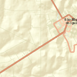 São Miguel do Iguaçu Street Map