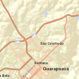 Guarapuava Street Map