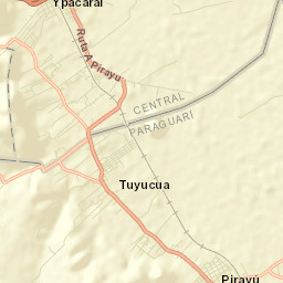 Ypacarai Street Map