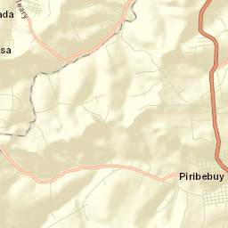 Piribebuy Street Map