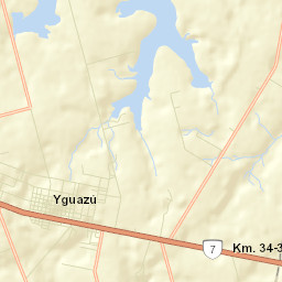 Yguazú Street Map