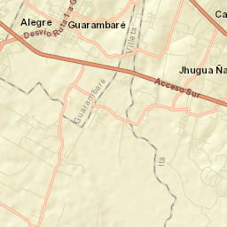 Guarambaré Street Map