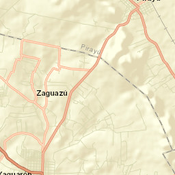 Yaguarón Street Map