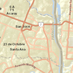 Foz do Iguaçu Street Map