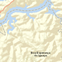 Boa Esperança do Iguaçu Street Map