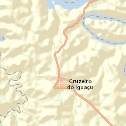 Cruzeiro do Iguaçu Street Map