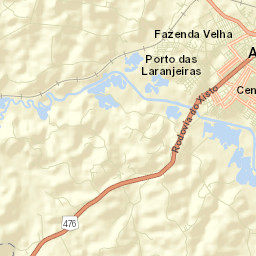 Araucária Street Map