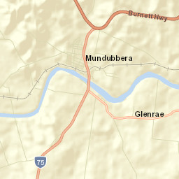 Mundubbera Street Map