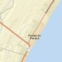 Pontal do Paraná Street Map