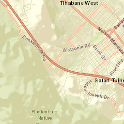 Rustenburg Street Map