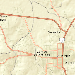 Villarrica Street Map