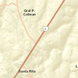 Santa Rita Street Map