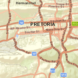 Pretoria Street Map