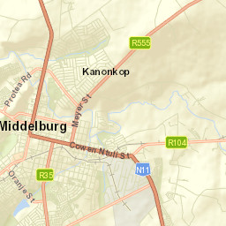 Middelburg Street Map