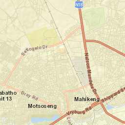 Mmabatho Street Map