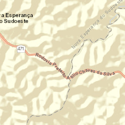 Nova Esperança do Sudoeste Street Map