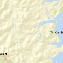 Tin Can Bay Street Map