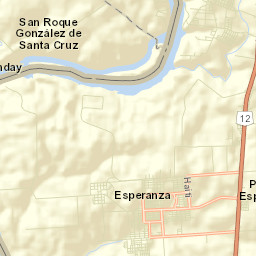 Puerto Esperanza Street Map