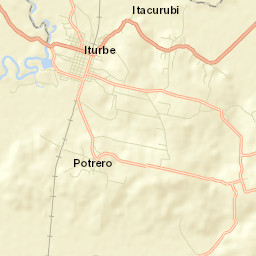 Iturbe Street Map