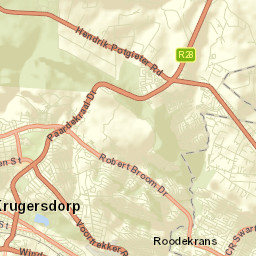 Krugersdorp Street Map