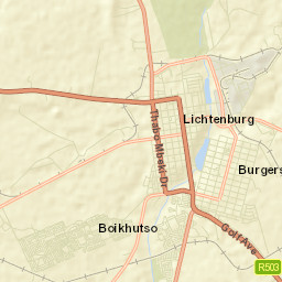 Lichtenburg Street Map