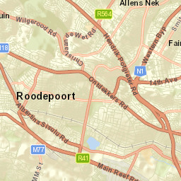 Roodepoort Street Map