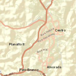 Pato Branco Street Map
