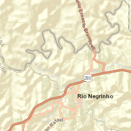 Rio Negrinho Street Map