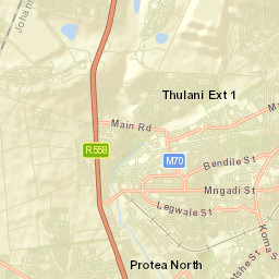 Soweto Street Map