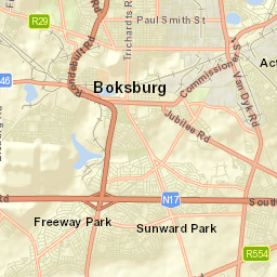 Boksburg Street Map