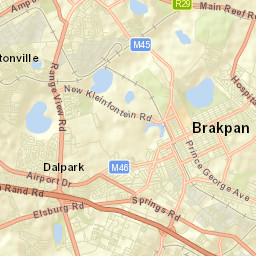 Brakpan Street Map