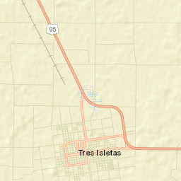 Tres Isletas Street Map